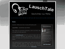 Tablet Screenshot of lauschtale.de